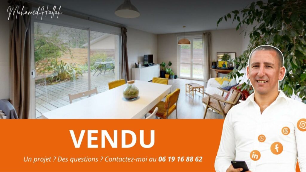 Maison 100 m², au calme, 3 ch, centre ville, parfait état