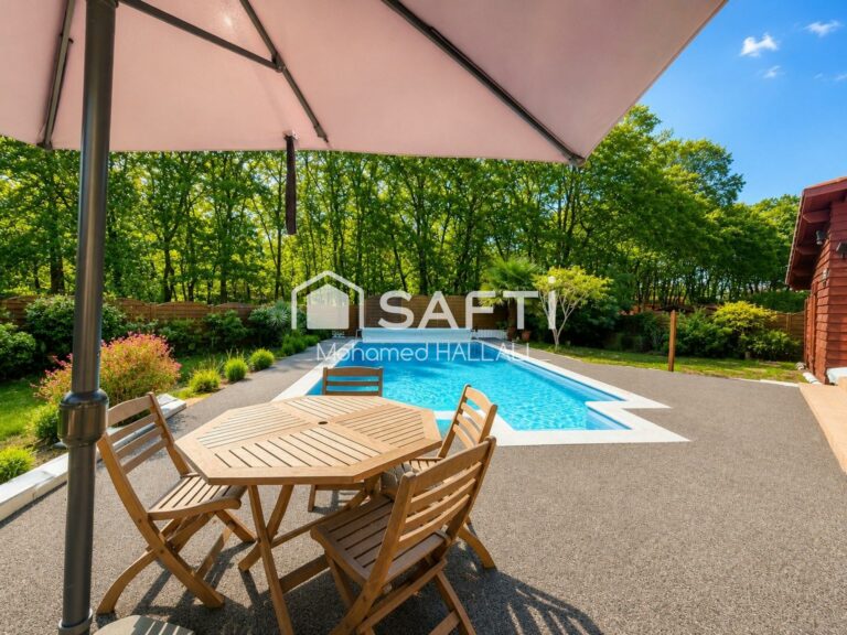 Basco-Landaise 140 m², lisière forêt, portes océan