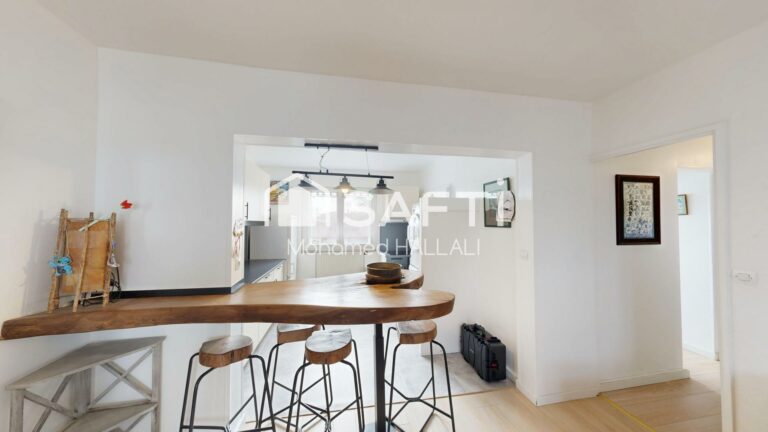 Apt t3 57 m2, au calme, rénovation complète
