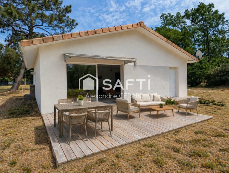 Maison 82 m² – Mios – 3 chambres et terrain 1 002 m²